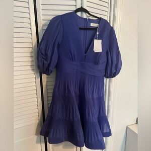 Zimmerman’s pleated mini dress